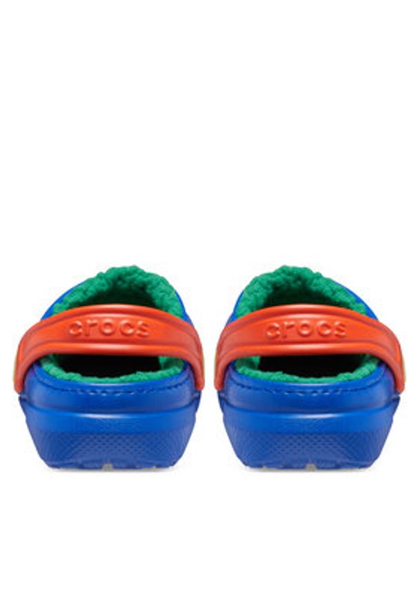 Crocs Klapki Classic Lined Clog Kids 207010 Niebieski. Kolor: niebieski