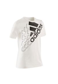 Adidas - Koszulka krótki rękaw dla dzieci. Materiał: bawełna. Długość rękawa: krótki rękaw. Długość: krótkie