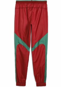Puma - Spodnie dresowe Prematch Maroc CAN 2025. Kolor: czerwony, wielokolorowy, zielony. Materiał: dresówka