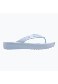 Japonki damskie Crocs Classic Platform Meta Pearl. Kolor: niebieski. Obcas: na platformie. Styl: sportowy