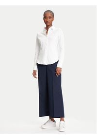 TOMMY HILFIGER - Tommy Hilfiger Spodnie materiałowe WW0WW45791 Granatowy Wide Leg. Kolor: niebieski. Materiał: lyocell