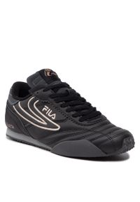 Sneakersy Fila Selecta Ultra Wmn FFW0065.83058 Black/Gold. Kolor: czarny. Materiał: skóra