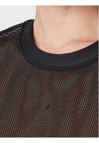 Calvin Klein Swimwear T-Shirt KU0KU00097 Czarny Oversize. Kolor: czarny. Materiał: syntetyk