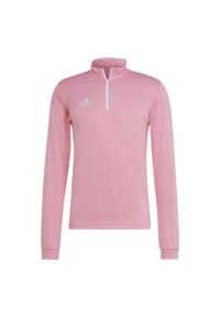 Bluza piłkarska męska Adidas Entrada 22 Training Top. Kolor: różowy. Sport: piłka nożna