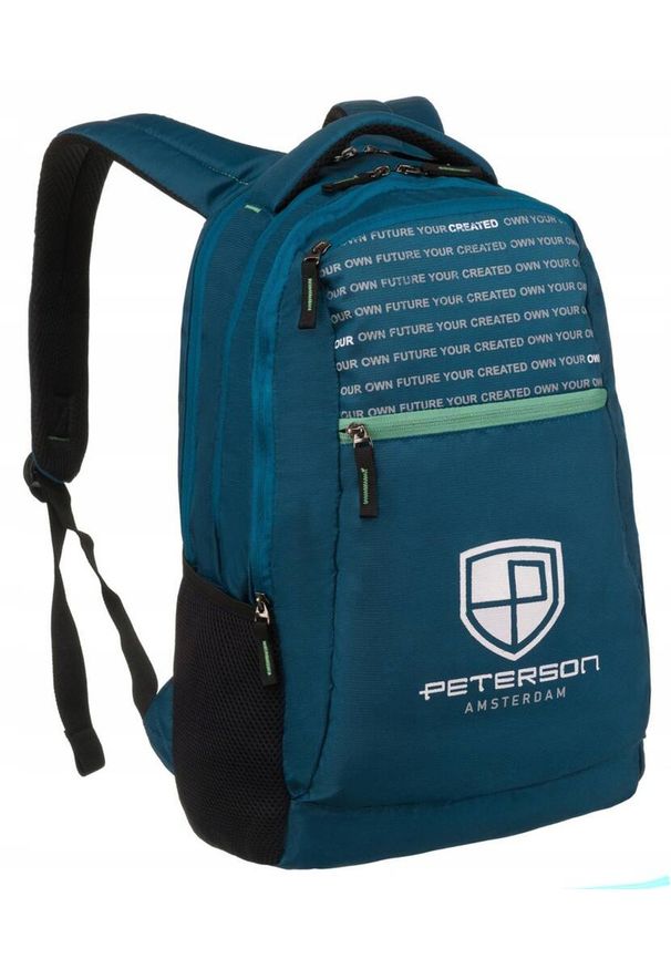 Plecak sportowy Peterson PTN GL-PS1 turkusowy. Kolor: turkusowy. Styl: sportowy