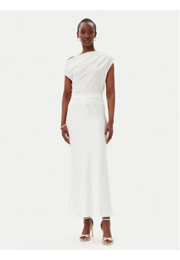 Imperial Spódnica maxi GHN4JBA Biały Regular Fit. Kolor: biały. Materiał: syntetyk