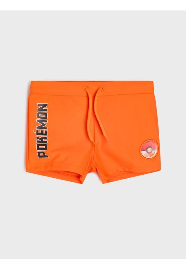 Sinsay - Kąpielówki Pokémon - pomarańczowy. Kolor: pomarańczowy