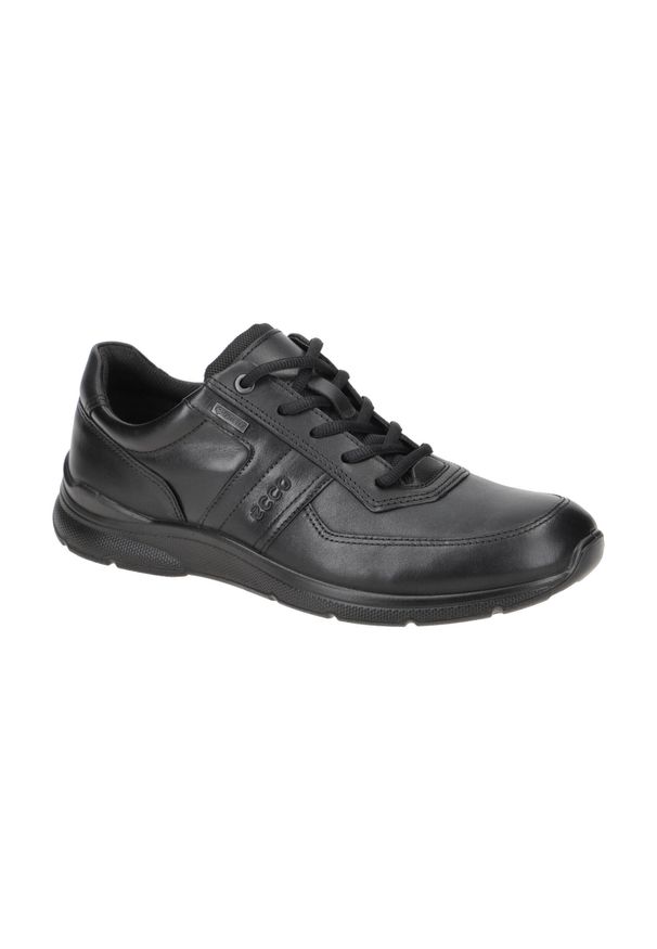 ecco - Buty do chodzenia męskie Ecco Irving. Zapięcie: sznurówki. Kolor: czarny. Materiał: syntetyk, materiał. Szerokość cholewki: normalna. Sport: turystyka piesza