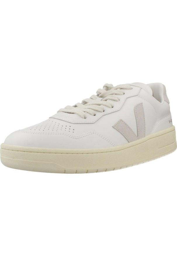 Veja - Buty VEJA V90 OT Biały. Kolor: zielony, biały, wielokolorowy. Materiał: tkanina, skóra. Sport: turystyka piesza