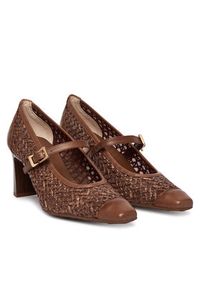 Hispanitas Czółenka RHV264609 C007 Brązowy. Kolor: brązowy. Materiał: materiał #6