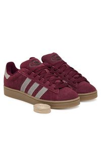 Adidas - adidas Sneakersy Campus 00s KJ2323 Bordowy. Kolor: czerwony. Materiał: skóra, zamsz. Model: Adidas Campus #6