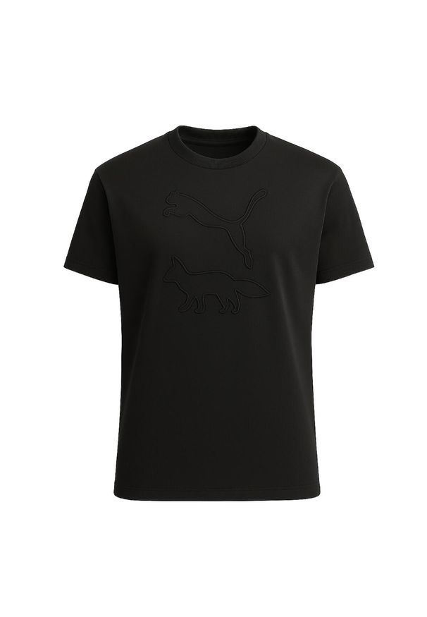 Koszulka MAISON KITSUNE X PUMA T-shirt Puma Black - 532327-01. Kolor: czarny. Sport: koszykówka