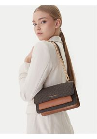 MICHAEL Michael Kors Torebka Claire 30R5GC7L3B Brązowy. Kolor: brązowy. Materiał: skórzane #1