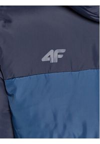 4f - 4F Kurtka puchowa H4Z22-KUMP009 Granatowy Regular Fit. Kolor: niebieski. Materiał: syntetyk #4