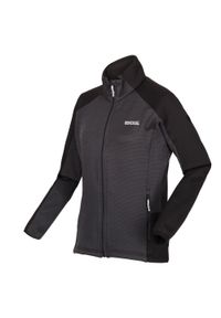 Regatta - Damska bluza turystyczna z suwakiem Highton Winter III. Kolor: czarny. Materiał: polar. Sport: turystyka piesza