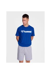 Koszulka Hummel Go 2.0 Logo. Kolor: niebieski. Sport: piłka nożna #1