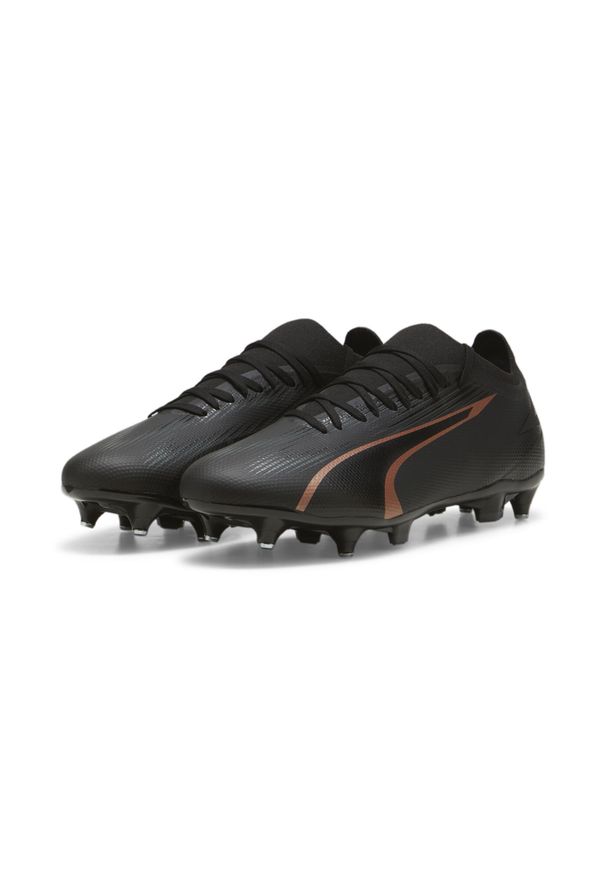 Puma - Buty piłkarskie ULTRA MATCH MxSG PUMA Black Copper Rose Metallic. Kolor: wielokolorowy, czarny, brązowy. Sport: piłka nożna
