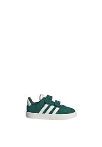 Adidas - Buty VL Court 3.0. Kolor: żółty, biały, wielokolorowy, zielony. Sport: skateboard