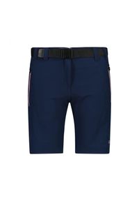 Szorty bermudzkie dla dziewczynki CMP. Kolor: niebieski. Sport: turystyka piesza #1