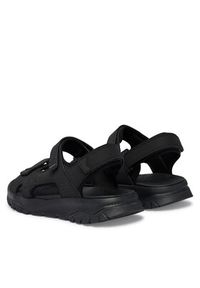 skechers - Skechers Sandały Strap River 205724/BBK Czarny. Kolor: czarny. Materiał: skóra #3