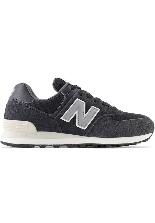 Buty unisex New Balance U574SBG – czarne. Okazja: na co dzień. Kolor: czarny. Materiał: syntetyk, materiał, guma, zamsz, skóra. Szerokość cholewki: normalna. Model: New Balance 574