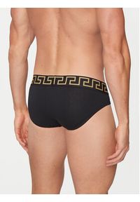 VERSACE - Versace Komplet 2 par slipów AU10180 1A10011 Czarny. Kolor: czarny. Materiał: bawełna #2