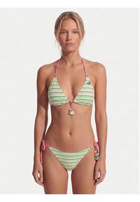Roxy Dół od bikini Tanga Ts ERJX405256 Zielony. Kolor: zielony. Materiał: syntetyk #3