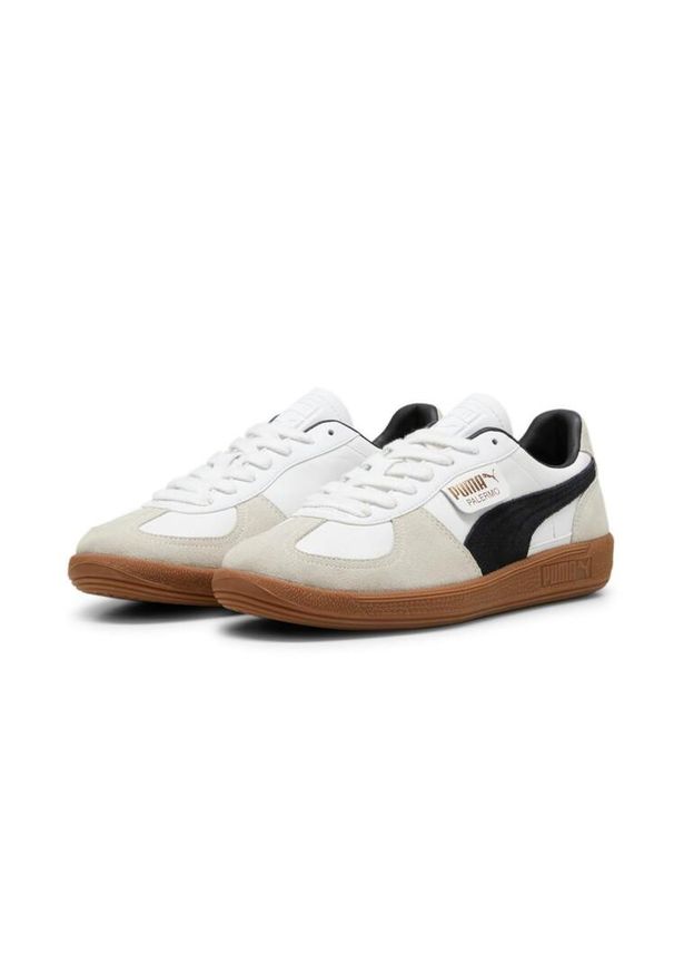 Tenisówki Puma Model Palermo Lth Kolor Biały. Zapięcie: sznurówki. Kolor: biały. Materiał: guma, skóra, syntetyk, materiał, zamsz. Szerokość cholewki: normalna. Sport: turystyka piesza
