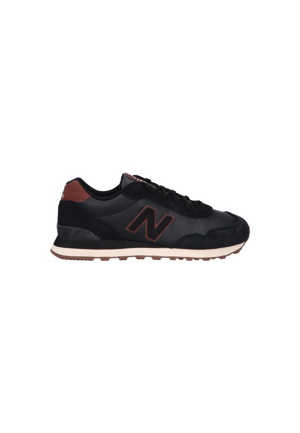 New Balance - Buty na co dzień męskie NEW BALANCE 515 skóra. Okazja: na co dzień. Kolor: czarny. Materiał: skóra. Sport: turystyka piesza