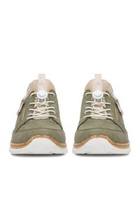 Rieker Półbuty N42G0-52 Zielony. Kolor: zielony. Materiał: materiał #2