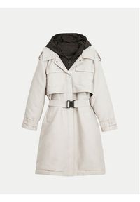 Desigual Kurtka przejściowa Empire 25WWEW58 Écru Regular Fit. Materiał: syntetyk #7