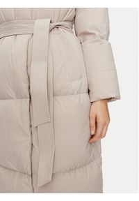 Hetrego - Hetregó Kurtka puchowa Valery 8N691 Beżowy Loose Fit. Kolor: beżowy. Materiał: syntetyk