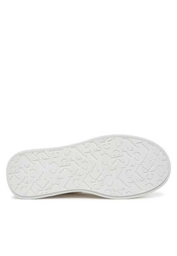 Calvin Klein Jeans Sneakersy V3X9-82097-1355100 Biały. Kolor: biały. Materiał: skóra