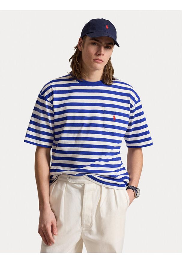 Polo Ralph Lauren T-Shirt 710B19238001 Kolorowy Regular Fit. Typ kołnierza: polo. Materiał: bawełna. Wzór: kolorowy