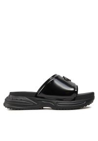 Calvin Klein Jeans Klapki Chunky Comf Slide Mtr YW0YW01506 Czarny. Kolor: czarny. Materiał: skóra