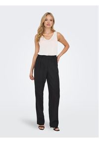 only - ONLY Spodnie materiałowe 15298840 Czarny Straight Fit. Kolor: czarny. Materiał: syntetyk #5