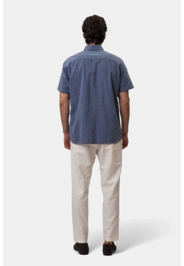 Męska Koszula Mustang Style Berkeley Middle Blue Two Tone 1016252 12722