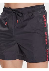 Hugo - HUGO Szorty kąpielowe Fab 50500973 Czarny Regular Fit. Kolor: czarny. Materiał: syntetyk