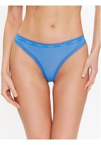 Calvin Klein Underwear Komplet 3 par stringów 000QD3802E Kolorowy. Materiał: syntetyk. Wzór: kolorowy #3