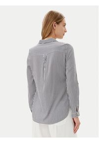 Vero Moda Koszula Bumpy 10275283 Granatowy Regular Fit. Kolor: niebieski. Materiał: wiskoza #4