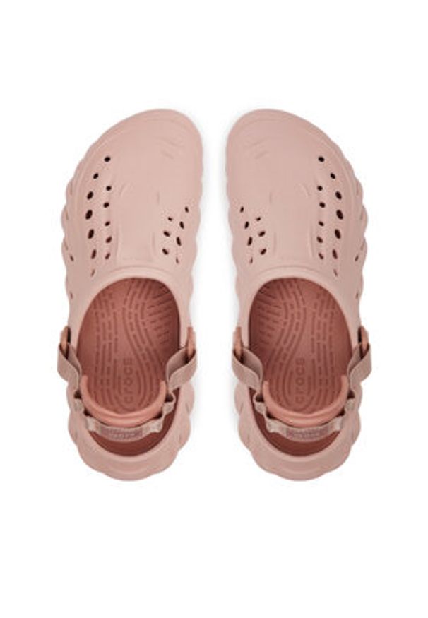 Crocs Klapki Echo Clog 207937 Różowy. Kolor: różowy