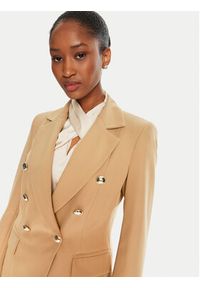 Maryley Marynarka 24IB139/43ER Brązowy Regular Fit. Kolor: brązowy. Materiał: syntetyk #5