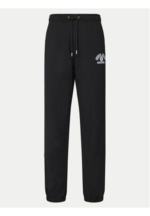 Guess Jeans Spodnie dresowe W5RB63 K68I4 Czarny Regular Fit. Kolor: czarny. Materiał: bawełna