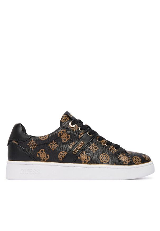 Guess Sneakersy FLFBTZ FAL12 Czarny. Kolor: czarny. Materiał: skóra