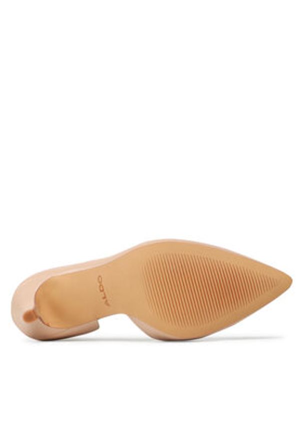 Aldo Szpilki Vralg 13390844 Beżowy. Kolor: beżowy. Materiał: skóra. Obcas: na szpilce