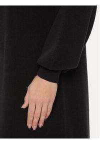 Tommy Jeans Sukienka dzianinowa DW0DW16483 Czarny Relaxed Fit. Kolor: czarny. Materiał: bawełna, dzianina #5