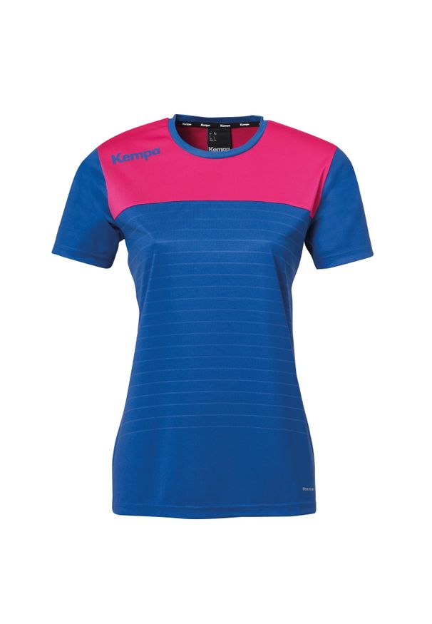 KEMPA - Koszulka damska Kempa Emotion 2.0. Kolor: wielokolorowy, niebieski, różowy