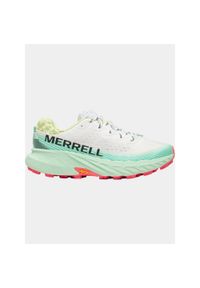 Damskie buty do biegania w terenie Merrell Agility Peak 5. Kolor: biały, wielokolorowy, zielony