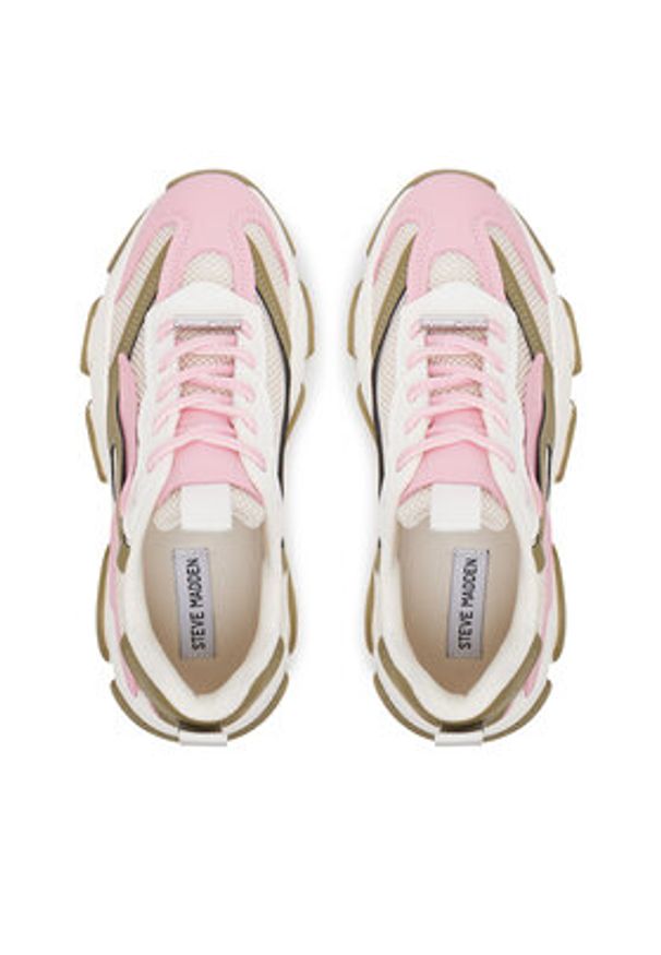 Steve Madden Sneakersy Possession-E SM19000033 Różowy. Kolor: różowy. Materiał: materiał