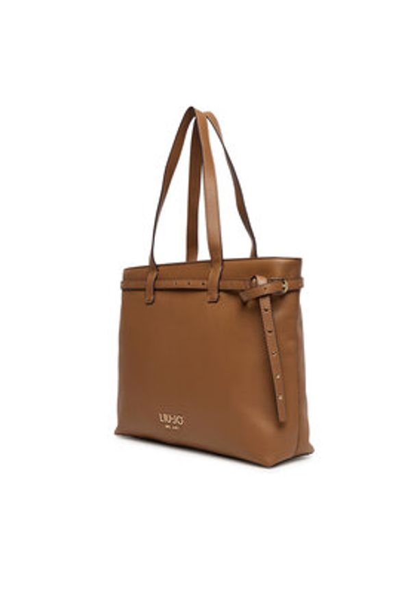 Liu Jo Torebka Ecs M Tote AF5135 E0058 Brązowy. Kolor: brązowy. Materiał: skórzane